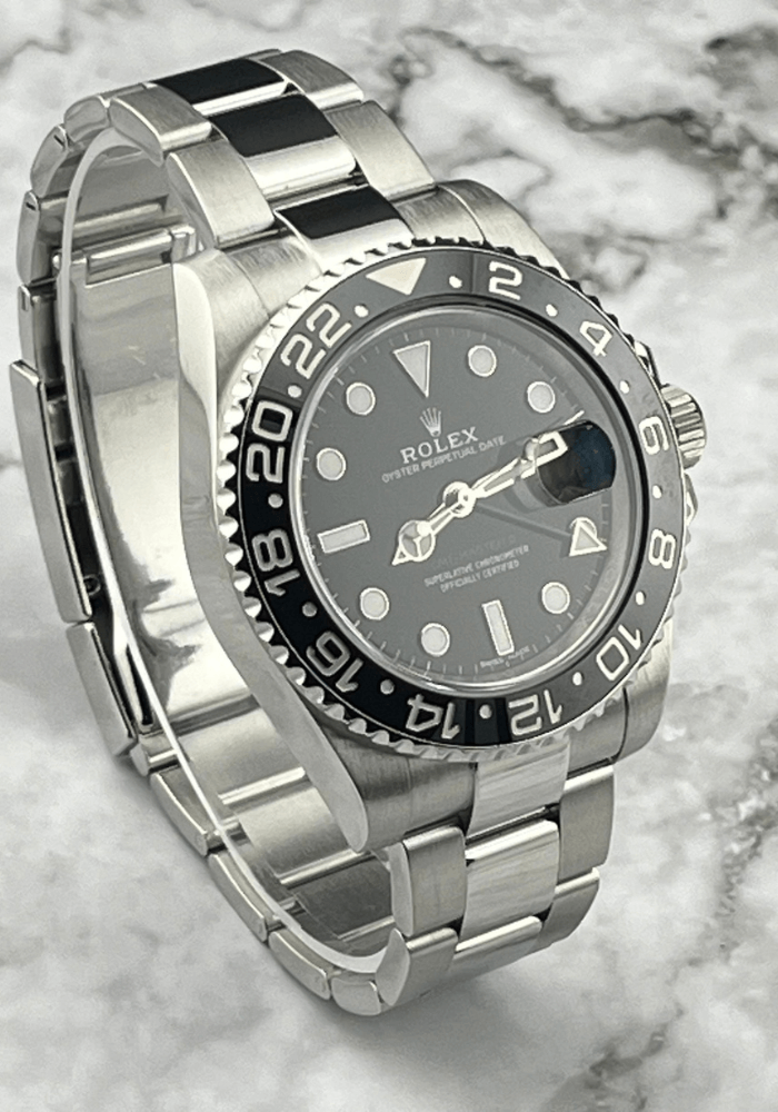 pre owned rolex gmt master ii 116710ln