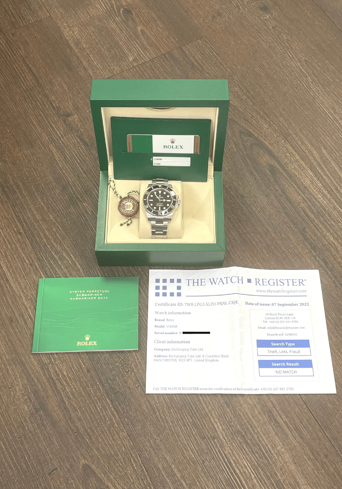 rolex submariner non date – 114060